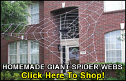 Giant Halloween Spider Web!