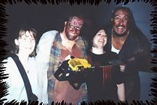 Deena, Dawn & Two Chainsaw GUys