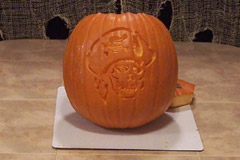 Its fun to carve a pumpkin into