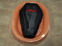 Halloween Coffin Cake