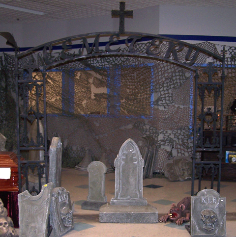 Halloween Cemetery Entry