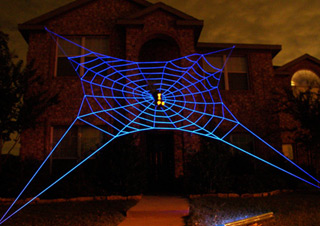 Giant Halloween Spider Web